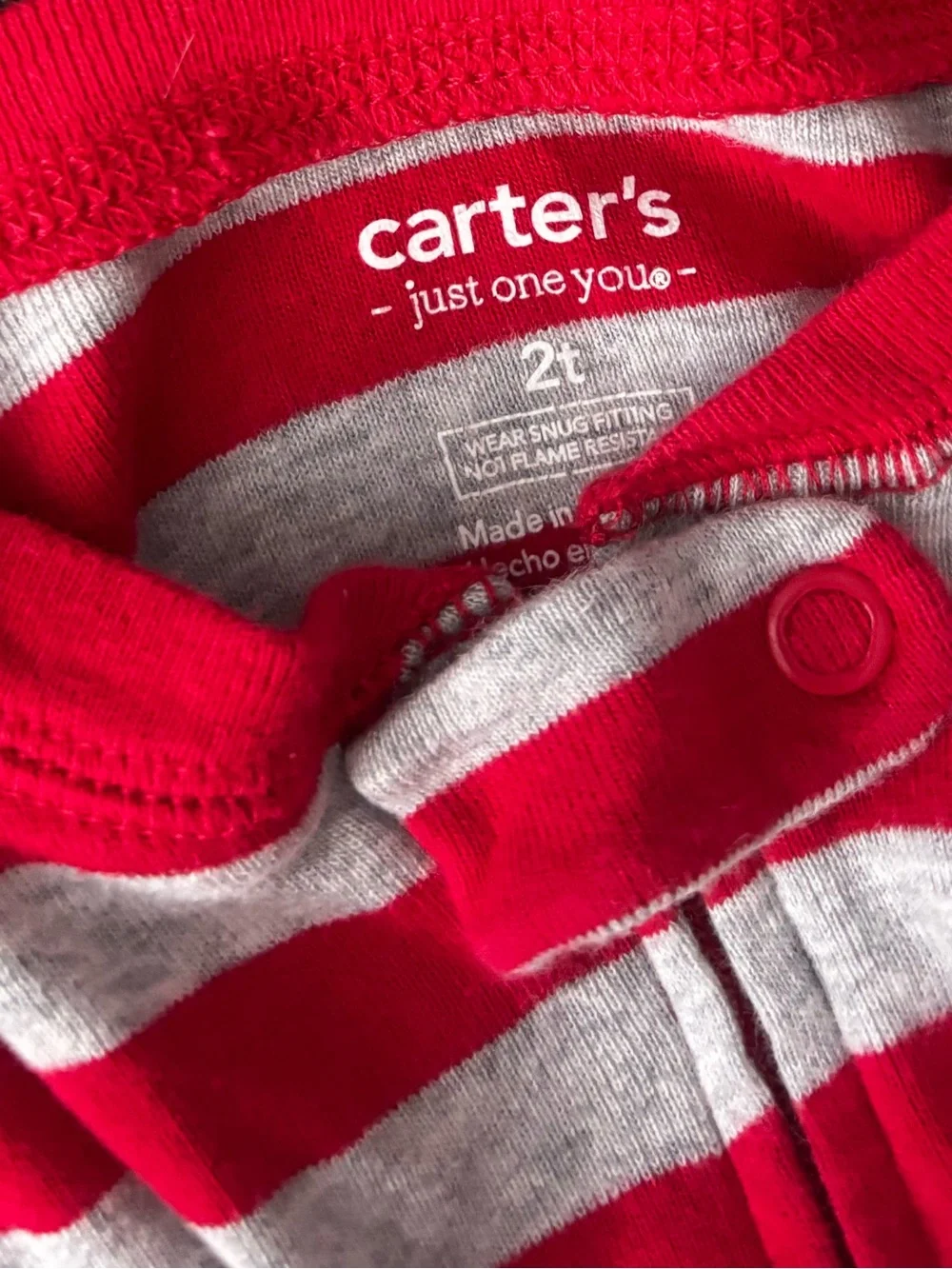 Carters 2T Pajamas 4 Piece Bundle